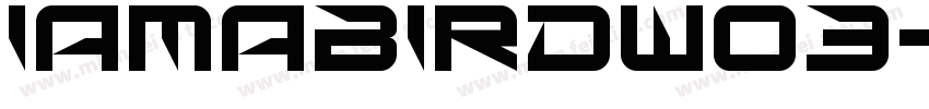 IAmABirdW03-Regular Regular字体转换